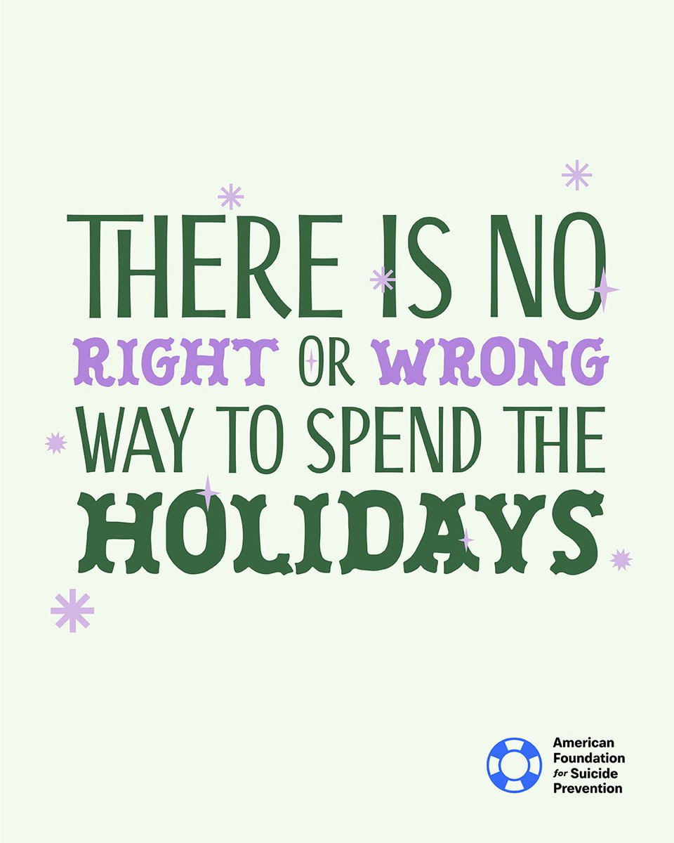 Everyone has different needs, and that means our holidays won't look exactly the same. Give yourself grace to spend the season in whatever way fills your cup first. 🫶