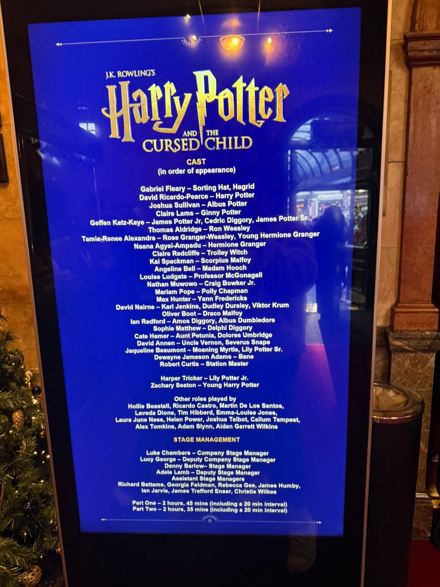 Cursed Child London Fans tweet media