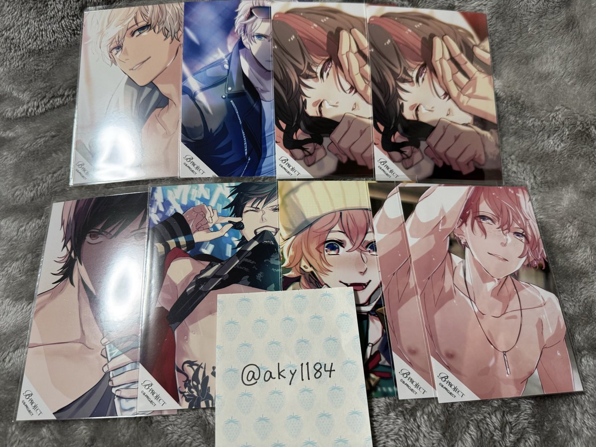 aky1184's tweet photo. 【交換】Bプロ B-PROJECT 10th ブロマイド
10Frame ver. 

譲)☆北門 ☆是国 ☆金城 ☆阿修 ☆増長 ☆音済  王茶利 野目 ☆釈村 遙日 不動 殿

求)4枚目の画像のもの
☆愛染＞唯月

4枚目の画像優先に求めています。
唯月は愛染含む交換優先。☆同士の交換。
郵送にて交換。よろしくお願いします。 https://t.co/KkBPNMPSL1