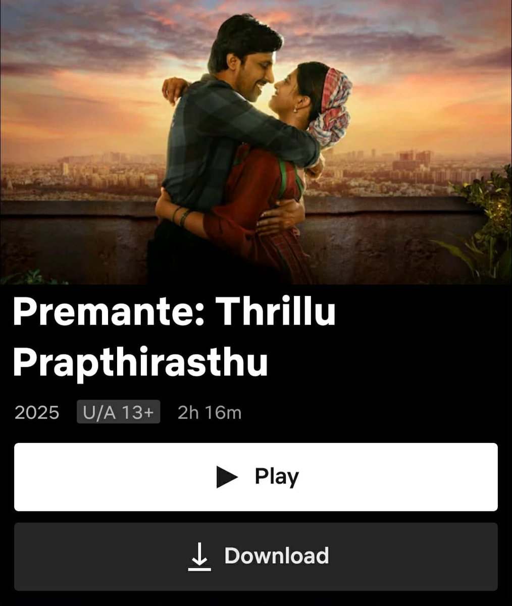 SuryaSSMBLOVE's tweet photo. #Premante
Movie bagundhi  
Heroine portion baga connect aindhi , director kuda story ni neat ga handle chesadu 👌
Overall feel good watch 3/5 ⭐⭐⭐ https://t.co/IHx0elzki3