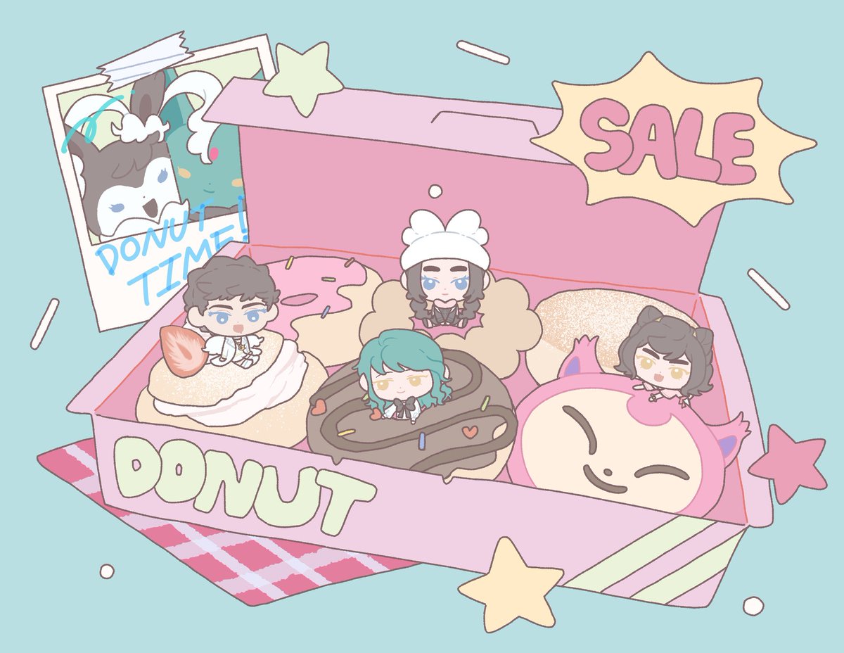💌 Costarshipping Donuts! 🍩
Diantha, Nell, Ansha and Estella but treat sized ✨️🥹

Which would you pick? 👀✨️
── ⟢ ・⸝⸝illus. meowngwang