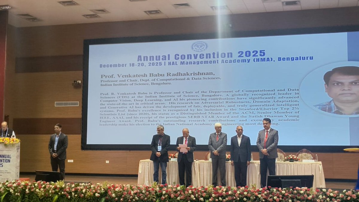 Vision and AI Lab, IISc tweet media