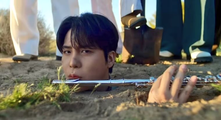 Ateez brainrot is very real because what do you mean I now say “I have to play flute in the sand” as slang for having to go to work