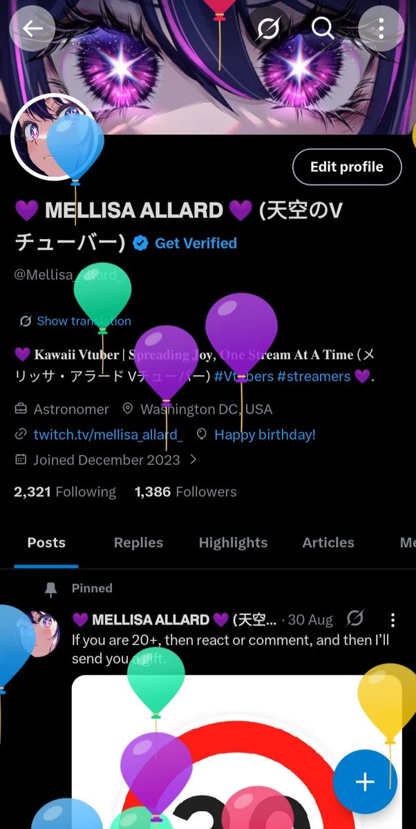 💜 𝗠𝗘𝗟𝗟𝗜𝗦𝗔 𝗤𝗨𝗘𝗘𝗡 | 𝗩𝗧𝗨𝗕𝗘𝗥 | 💜 tweet media