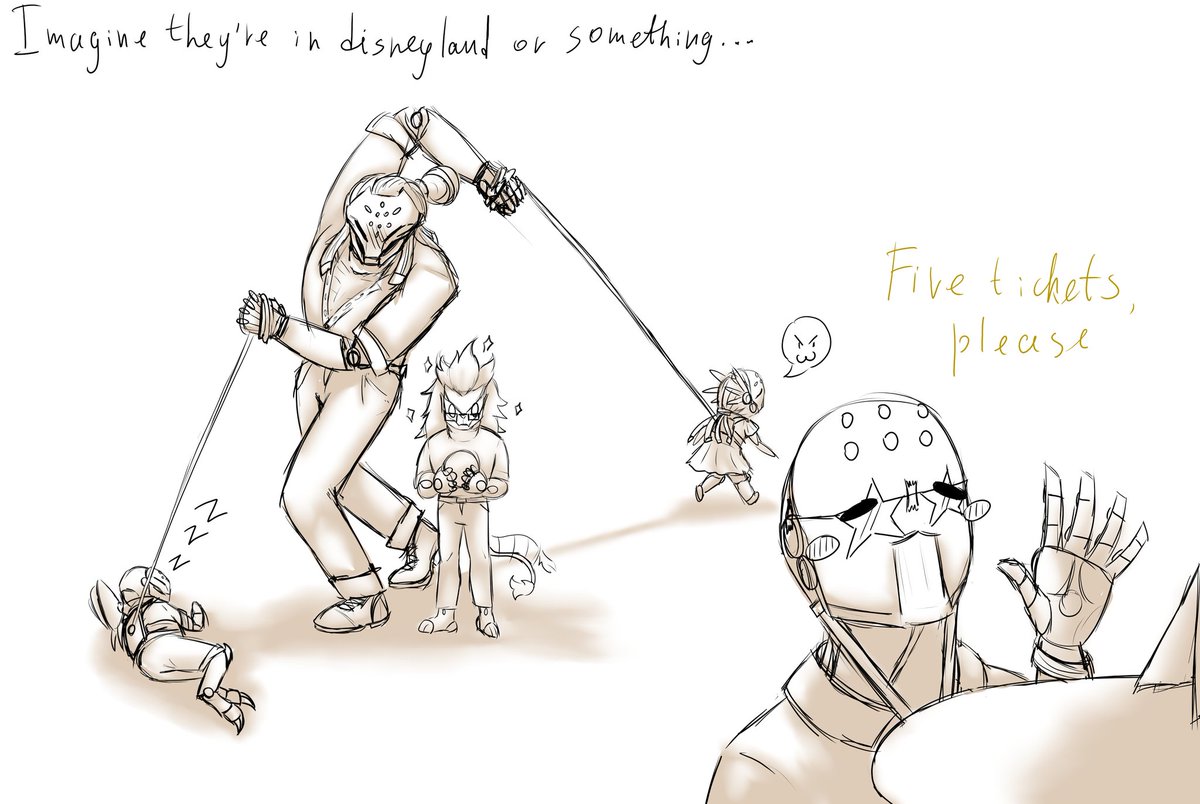 MarioNotInLife's tweet photo. Day 7: Children of #ramyattaweek25

Sometimes it's hard to look after lil trouble makers https://t.co/NfBDPeFWCk