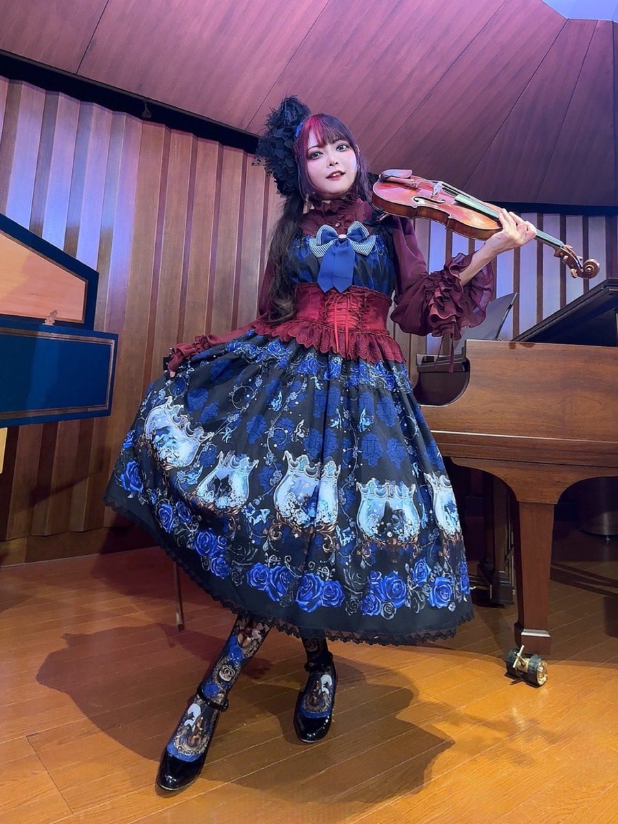 アンシャンテリックアンシャンテリー　お城柄ワンピース　ピンク アンシャンテリックアンシャンテリーお城柄ワンピースピンク