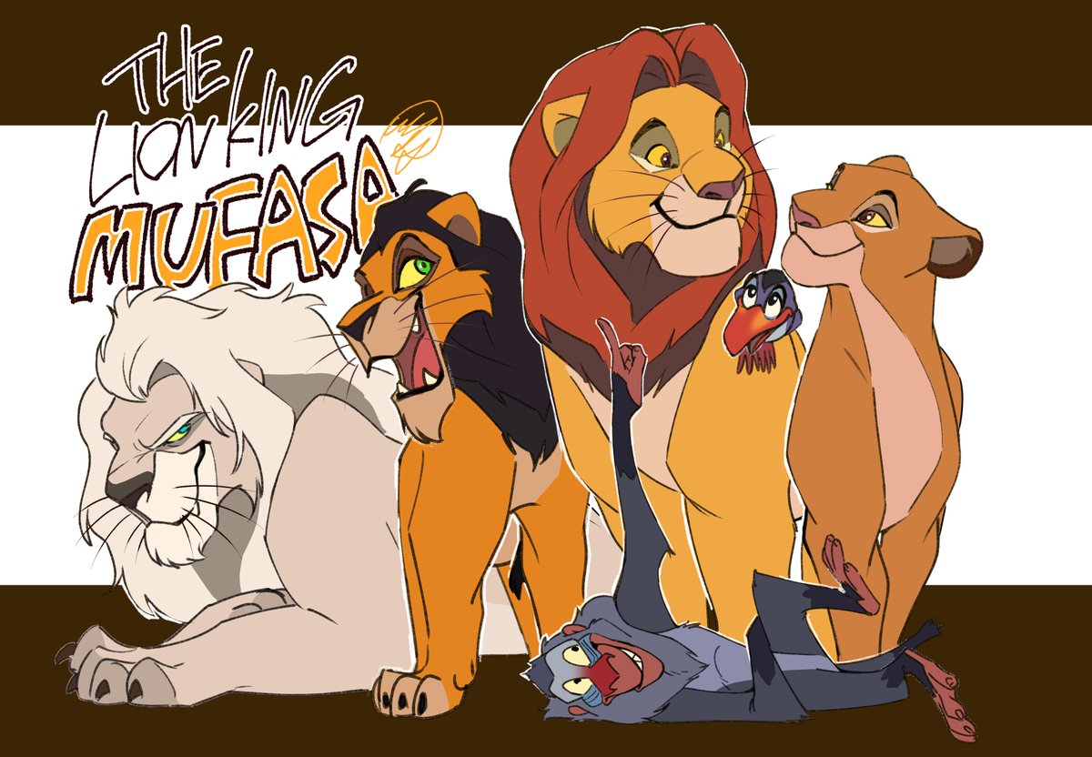 #ライオンキングムファサ　公開一周年🦁