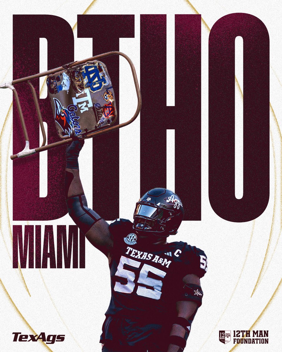 TexAgs's tweet photo. Clean slate. Just win. 

#BTHOmiami | #CFBPlayoff | #GigEm https://t.co/Ndjqs8Fi0Z