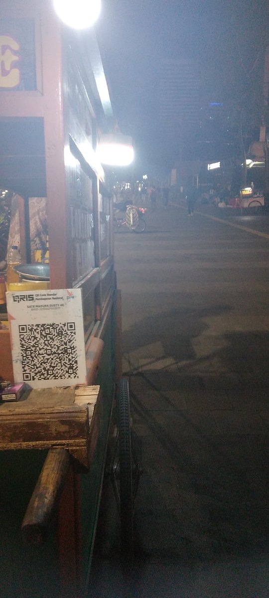 Sokin wots dah Buka depan Trotoar Fx sudirman..