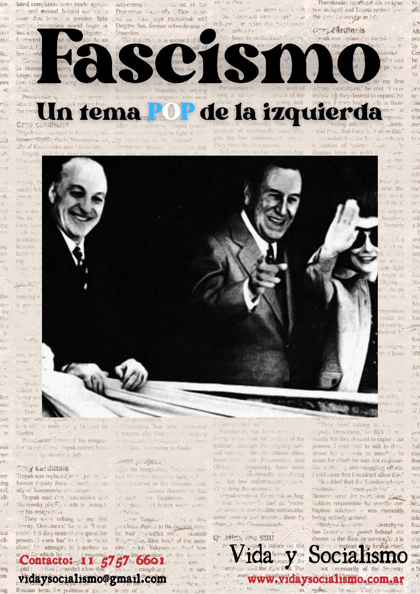 Fascismo no es una intención (burguesa) ni una percepción (obrera), sino un régimen político: un marco de posibilidades o imposibilidades para el pensamiento, la acción y la organización.
vidaysocialismo.com.ar/fascismo-un-te…