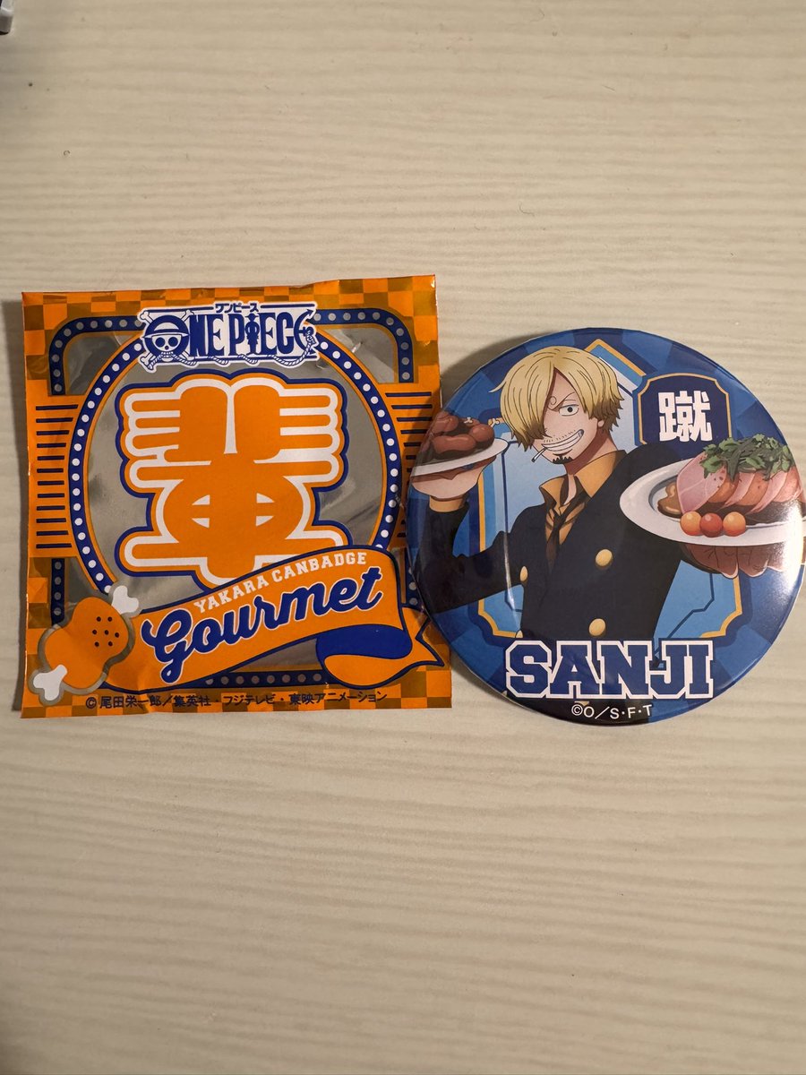 h_aruk_an's tweet photo. [交換募集📮]
ワンピース 輩缶バッジ GOURMET

〈求〉ロビン

〈譲〉サンジ

※同種以外は交換不可
郵送のみの対応となります。

条件の合う方ぜひお声かけくださいm(_ _)m https://t.co/4kzKcaA3mH