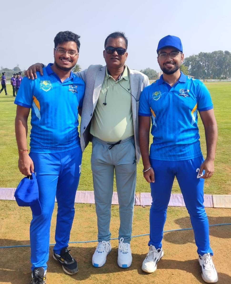 MkpprKumar's tweet photo. Adventz Cricket 🏏 🏏 Premier league, PPL Corporate office Bangalore today at Ashok Rising Star Cricket Academy , Bangalore https://t.co/Q9duB1UYjk
