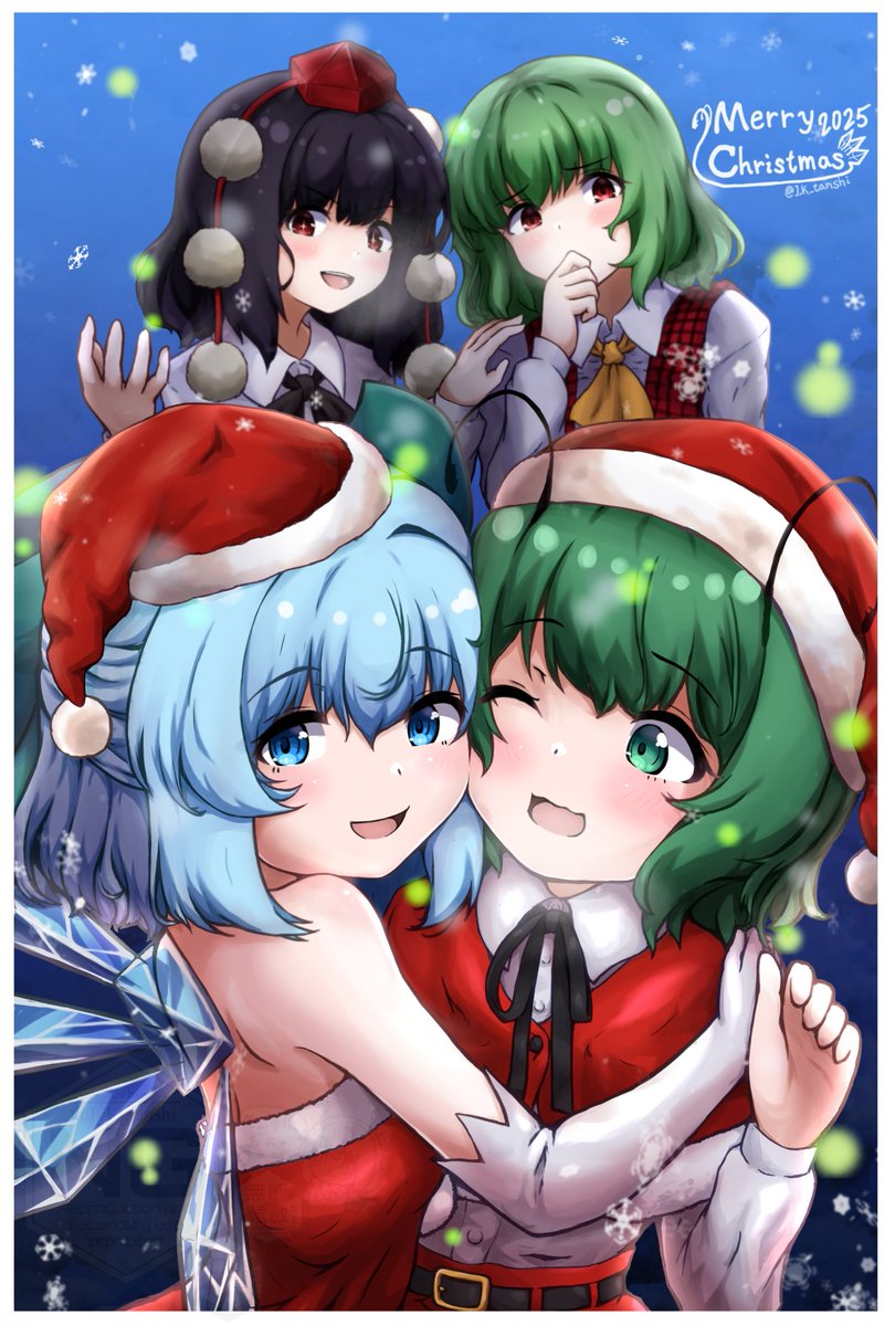 J_K_tanshi's tweet image. 少し気が早いけどメリクリなリグチル