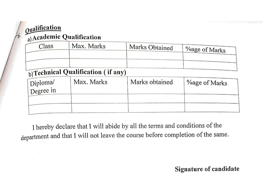 Offline Applications are invited from unemployed youth of District Baramulla for undergoing 03 months free of cost skill development course. Applications to be submitted at Employment Office Kanispora Baramulla. Detailed notification below 👇 
<a href="/DirEmpjk/">Directorate Of Employment J&K</a>