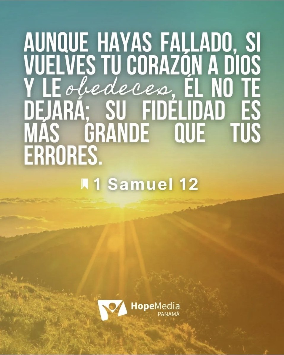 josefelixcar77's tweet photo. El Señor no abandonará a su pueblo por el honor de su nombre pues el Señor ha decidido convertirlos en su pueblo
#1Sam.12:22
✨️Aunque el enemigo quiera colocar en tu cabeza que eres desechado por Dios por tus errores
✨️Su Amor y restauración estan para Ti hoy
El es Fiel
#Rpsp https://t.co/9RdqLxB582