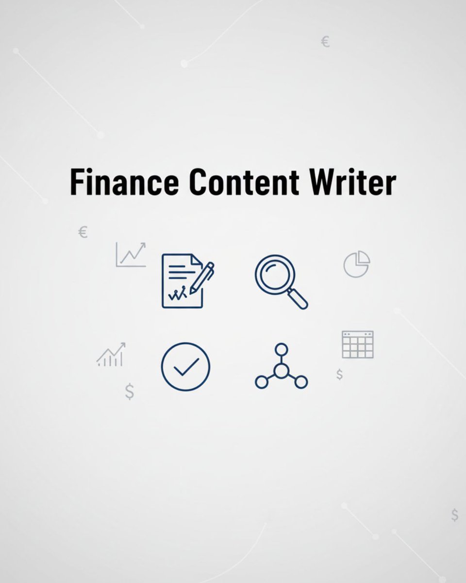 FreelanceWJ's tweet image. Research. Write. Fact-check. Collaborate. Create high-impact finance content from anywhere.
Apply → buff.ly/vYKThiW
#FinanceWriter #RemoteJobs #ContractWork #ContentWriting #FreelanceLife #WritingOpportunity