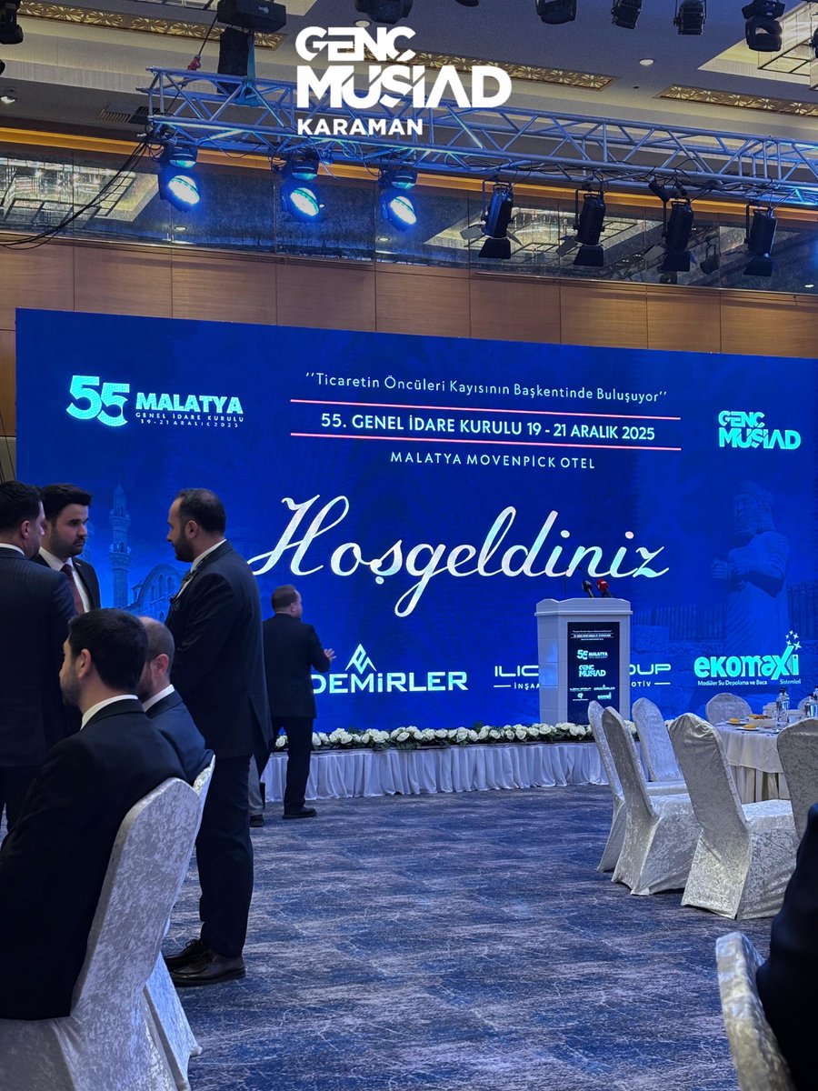 Genç MÜSİAD Karaman olarak, Malatya şubemizin ev sahipliğinde gerçekleşen Genç MÜSİAD 55. Genel İdare Kurulu Toplantımıza Başkanımız Kürşad Buğra Yazıcı ve Üyemiz Muhammet Ali Özcan katılım sağladı.
#gençmüsiad