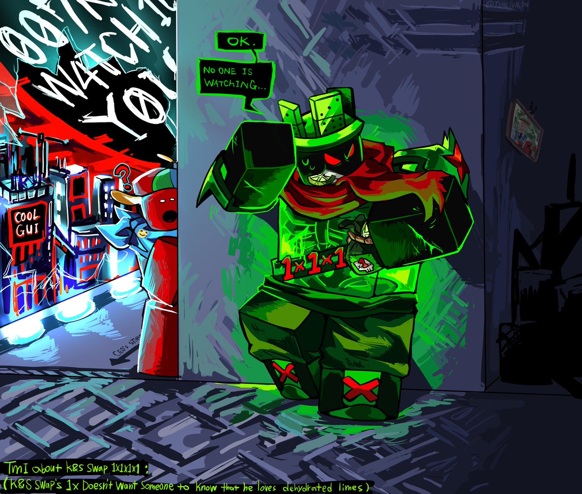 1x doing this because he doesn't think eating Lime is Villainous