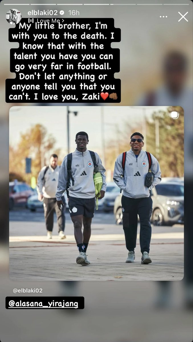 Cesar Blackman na instagrame vyjadril podporu pre Alasanu Yirajanga