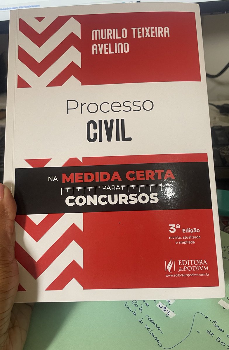 Uma das melhores dicas que essa rede já me deu. Excelente didática e ainda me fez gostar de processo civil 😅, parabéns <a href="/editjuspodivm/">Editora Juspodivm</a> 🤍