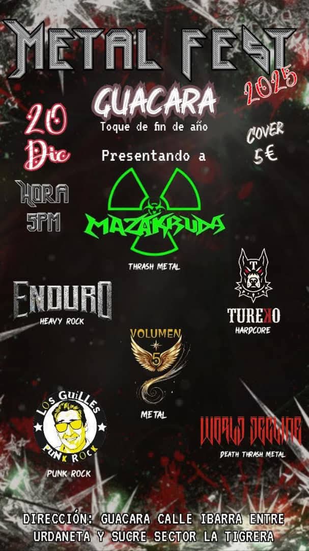 LLEGO EL DIA PARA EL METAL FUACARA FEST! EDO CARABOBO.