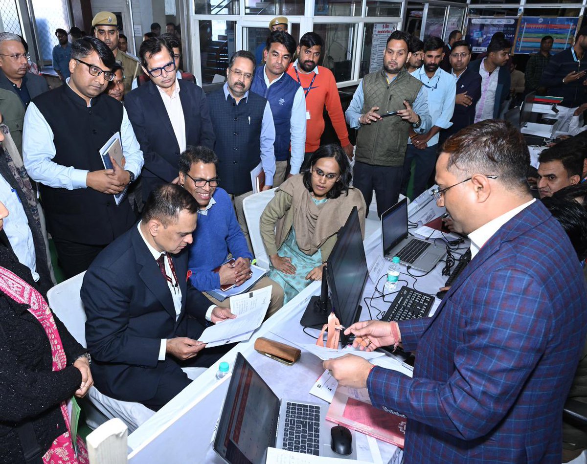 svoruganti1466's tweet photo. At the Jaipur Development Authority’s Samasya Samadhan Shivir, a citizen’s e-Patta was generated in 15 min, congratulations to Smt Anandi JDC and Shri Debashish Prusty PS UD for an effective e-gov solution to urban land titles

20 December 2025

@BhajanlalBjp 
@RajGovOfficial https://t.co/0VkT82rB3d