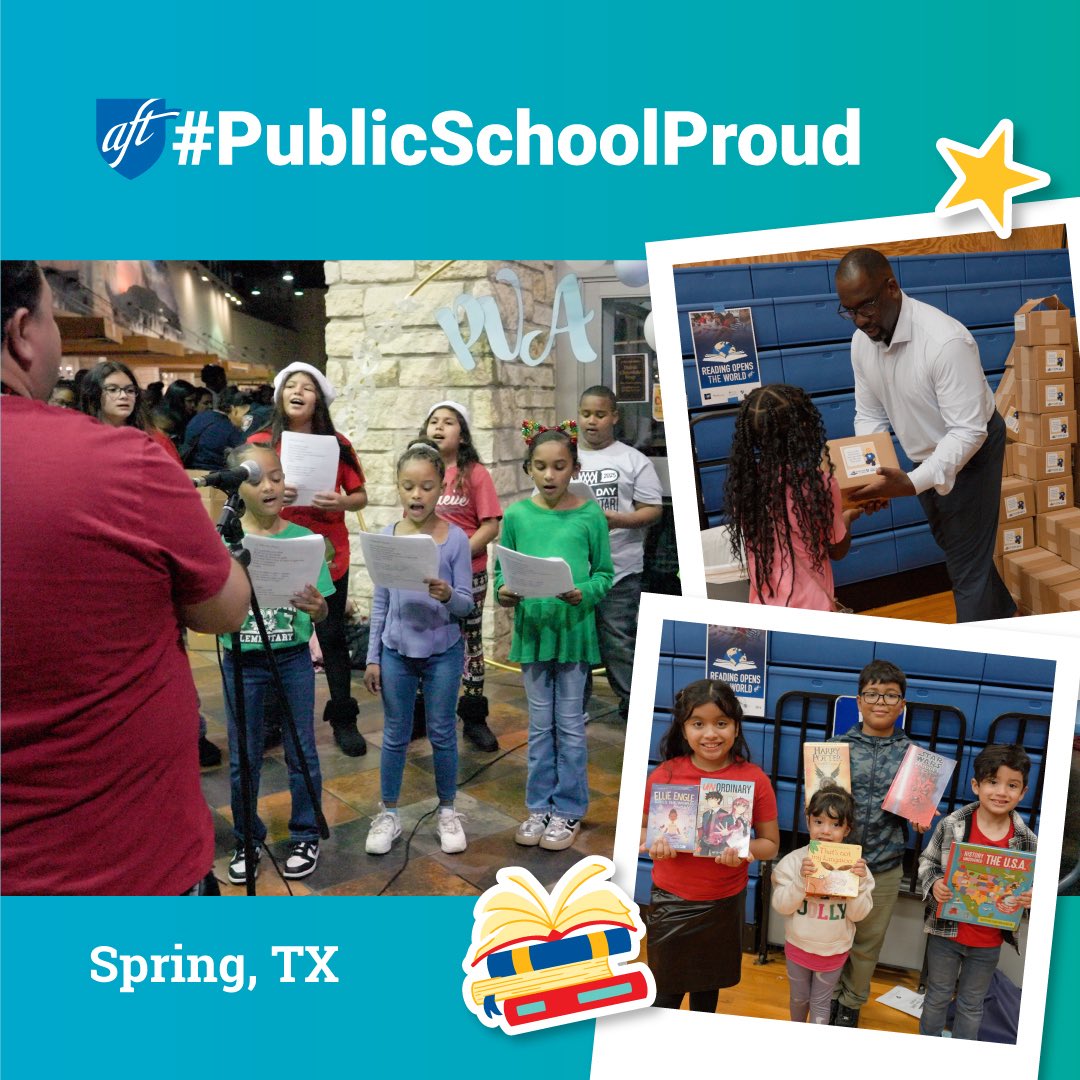 rweingarten's tweet photo. Every week I see moments that show what learning, community, and possibility look like in our public schools.
Here are 4 #PublicSchoolProud stories that inspired me.
https://t.co/ozYxfvIkz0 https://t.co/qyPbcsrJtd