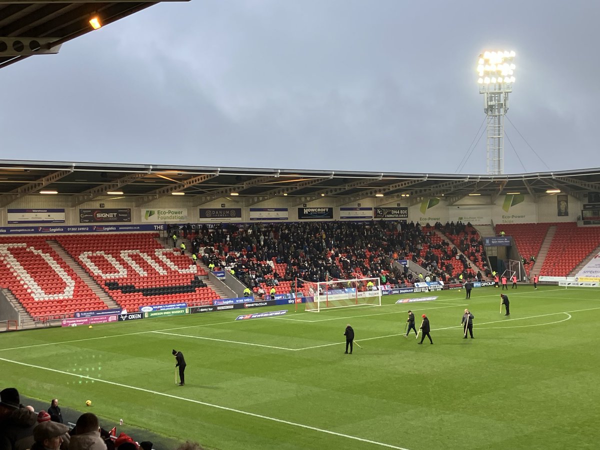 ChrisErrington1's tweet photo. The 900-strong Green Army at Doncaster #patc https://t.co/dL8ryp4Hs5