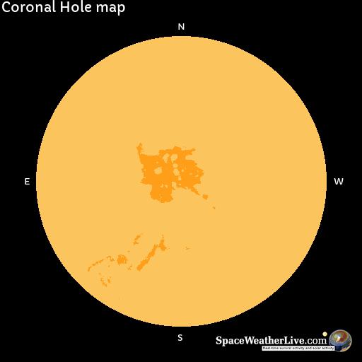 _SpaceWeather_'s tweet image. A transequatorial coronal hole is facing Earth. Enhanced solar wind could arrive in ~3 days - Follow live on spaceweather.live/l/ch
