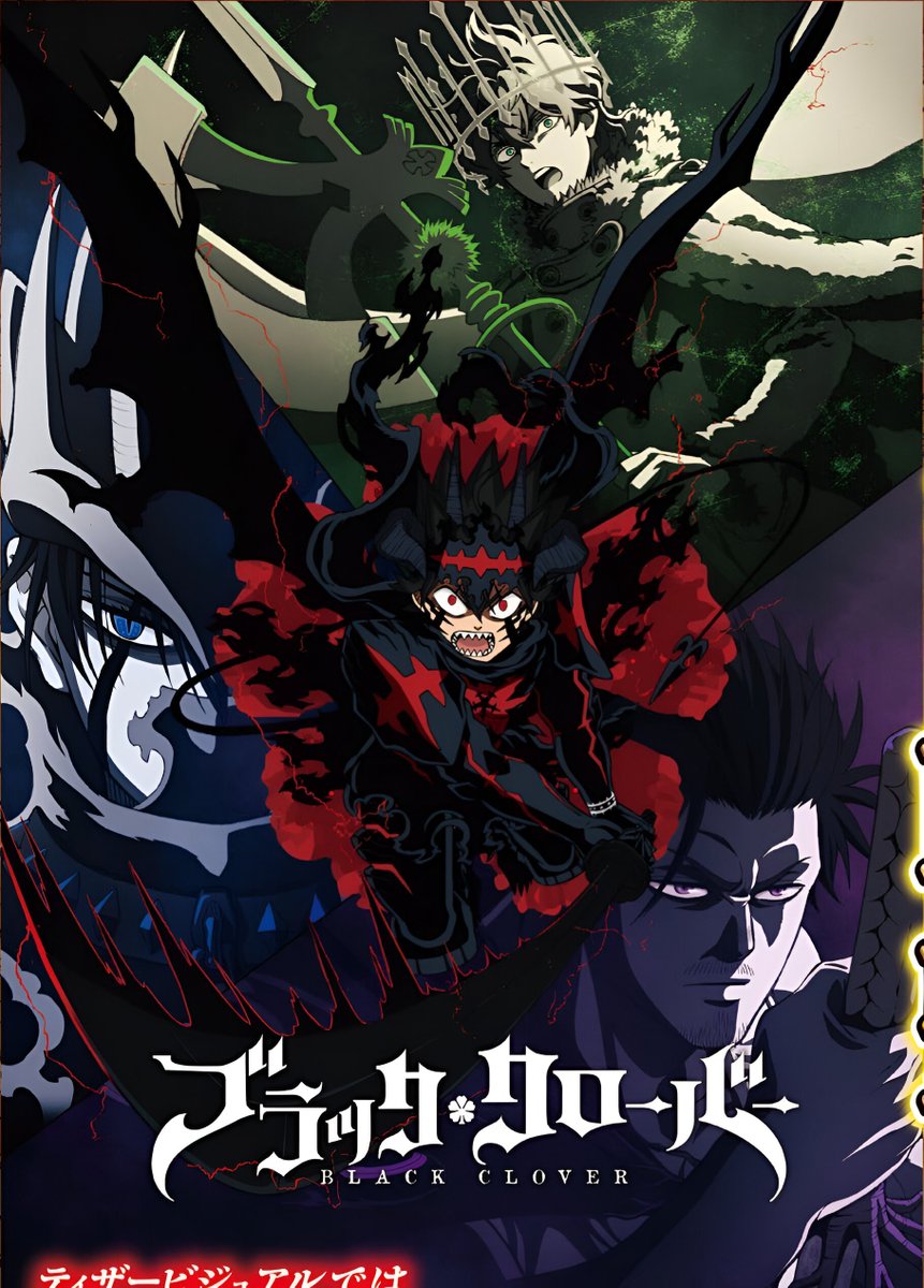 Black clover coming back next year the world is healing again…