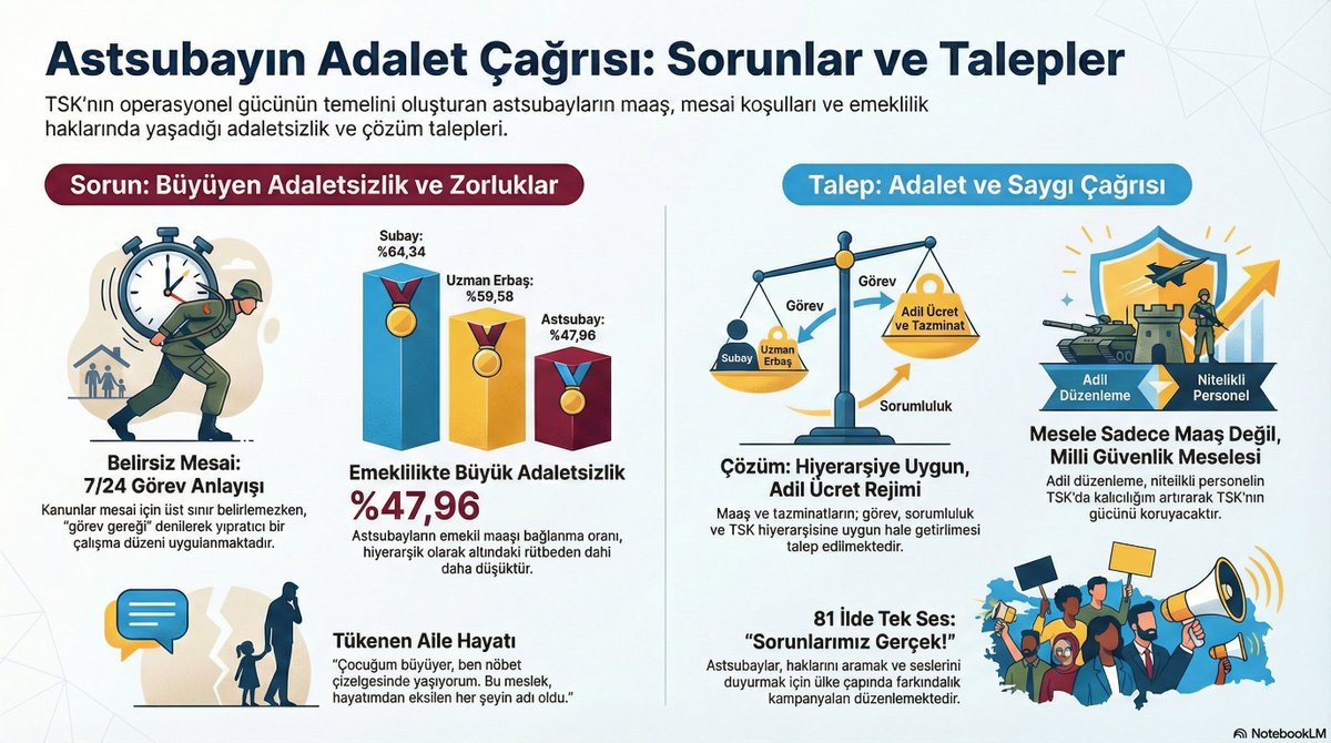 nevzatyuksel2's tweet image. Astsubaylar meselesi ,Tazminatlar Meselesi, Mesleki itibarın verilmesi...Genç öğrencilerimiz aşağıdaki infografiğe baksınlar, incelesinler mutlaka size sorcakları soru elbet vardır... Sayın Bakanım...