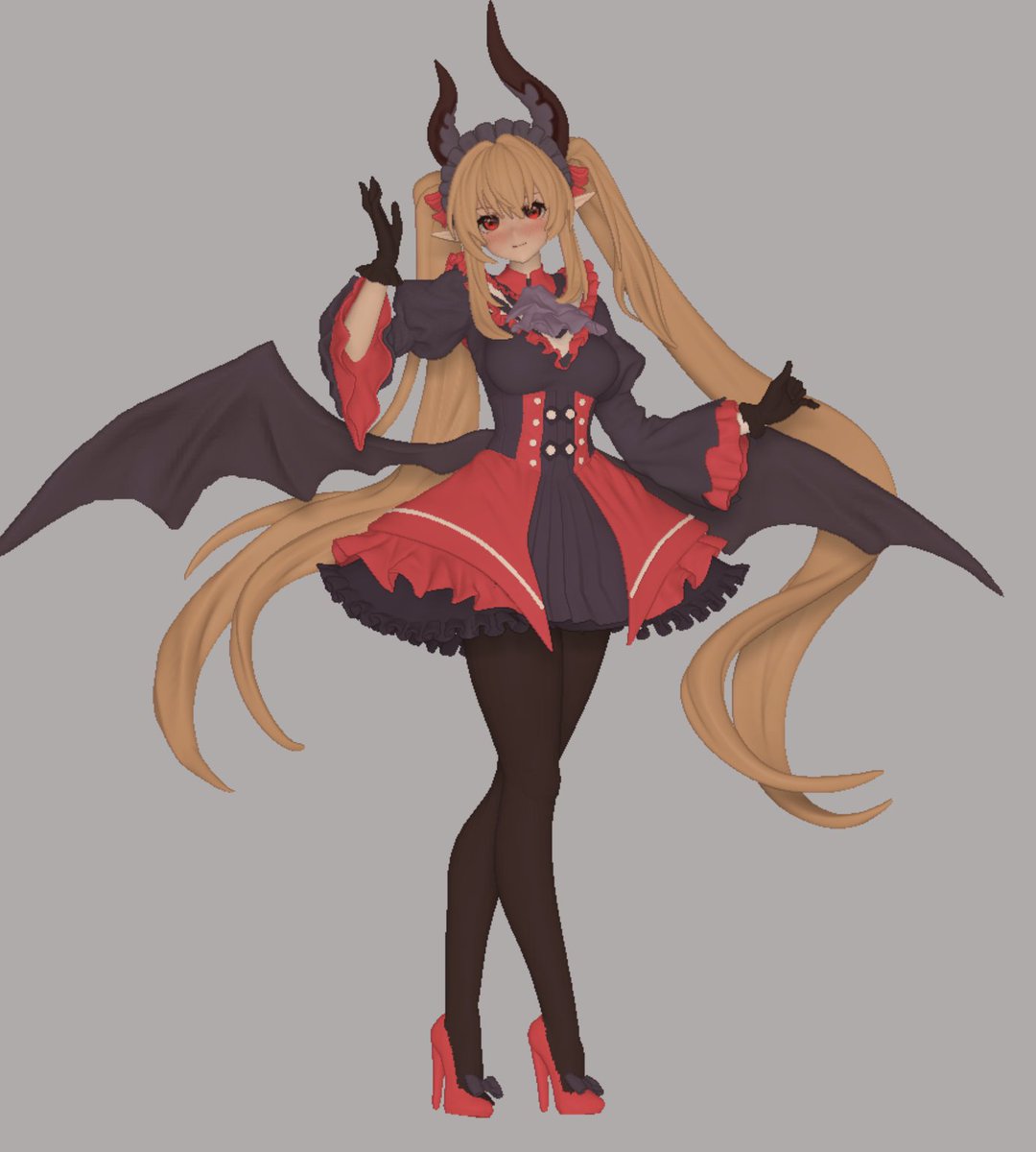 自分のオリジナルキャラクターが3D化されるのを見るのは、本当に幸せな