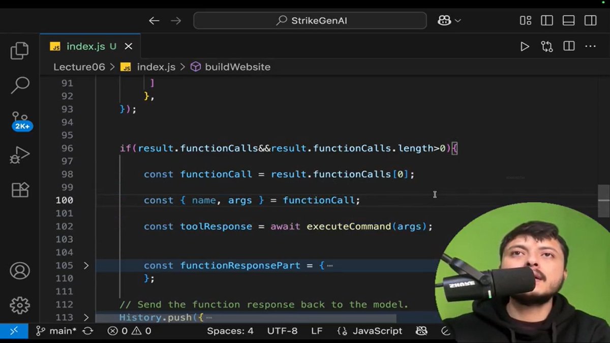 PiyushPokhriya's tweet image. Day 6 of GenAI: 

•Built a mini project using Cursor:
-&amp;gt; Calculator feature
-&amp;gt; LeetCode like interface
-&amp;gt;Code run option

@rohit_negi9 
#STRIKE
#GENAI
#CoderArmy