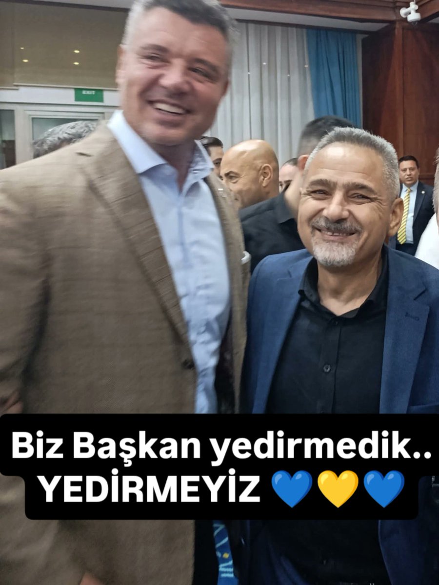 Biz başkan yedirmedik Yedirtmeyiz...