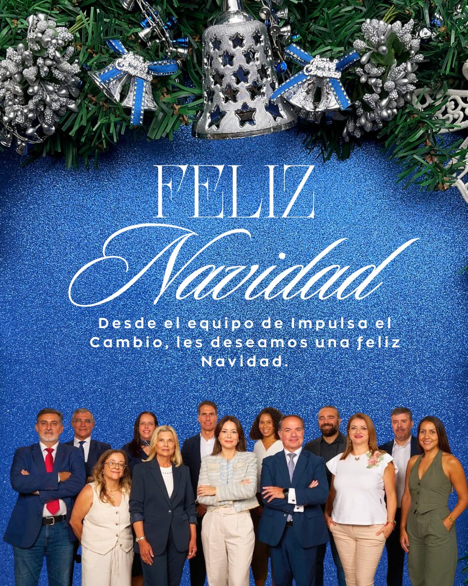 impulsacambio's tweet image. 🎄 Desde el equipo Impulsa el Cambio. Queremos compartir un mensaje de ilusión y esperanza en estas fechas tan especiales, a las puertas de iniciar una nueva etapa al servicio del Colegio de Abogados de Santa Cruz de Tenerife.

#ImpulsaElCambio #Navidad #Abogacía