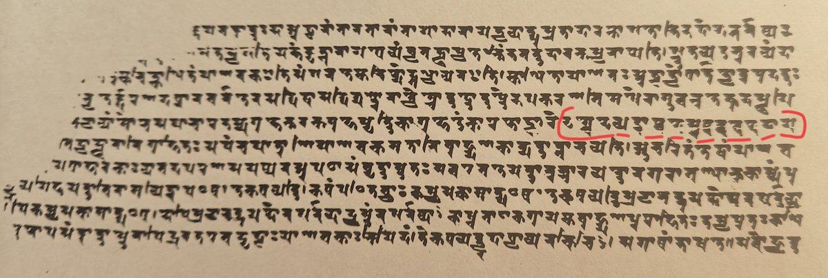 chronicle_watch's tweet photo. The Gilgit manuscripts, a collection spanning approximately the 6th–8th centuries, include a Buddhist text called Pravrajyāvastu. One of its matrices (mātṛkā) mentions Brahmins studying the four Vedas. Here, do not interpret "Veda" or "the four Vedas" in some other fanciful sense like "pain" or the like. The manuscript directly names the four Vedas: Ṛgveda, Yajurveda, Atharvaveda, and Sāmaveda. The names of the four Vedas also appear in the Milindapañha.This evidence proves that the Vedas predated Mahāyāna texts, and Vedic gurukulas and mānavakas existed in the 6th–8th centuries.
@Aatma_the_soul4 @anshikashukla_ @historiakayasth @kalyan97 @MisraNityanand @Param_Chaitanya @MonaADhar @MumukshuSavitri @monidipadey 
@vedik_Arya_ @Takshaka98