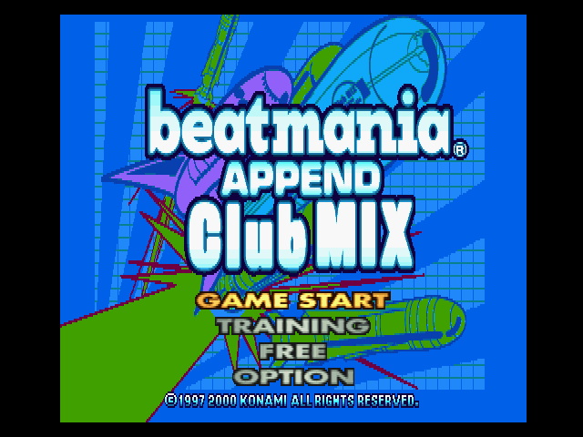 2000年12月21日は PlayStation用ソフト「beatmania APPEND ClubMIX」の