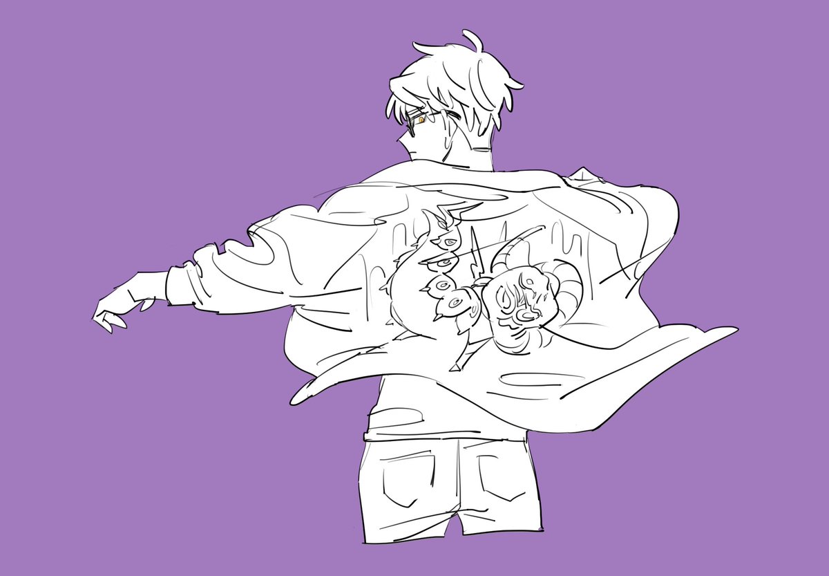 themioooooo's tweet image. カラスバの私服ってな〜に(再掲)