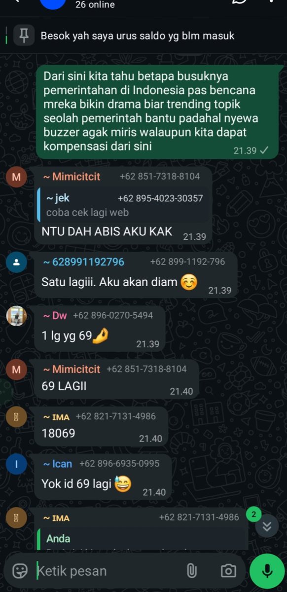 kucingorenn515's tweet image. mau cerita jdi gw ikut freelance buzzer gitu,Tdi dapat job posting di x kayaknya biar trending topik gitu INI JOB PERMINTAAN DARI PEMERINTAH
Kalian bisa lihat di foto
Maksudnya gw bisa2ny pemerintah nyewa buzzer biar dapat trending topik!! Gw sebagai orang Sumsel murkah liatini!