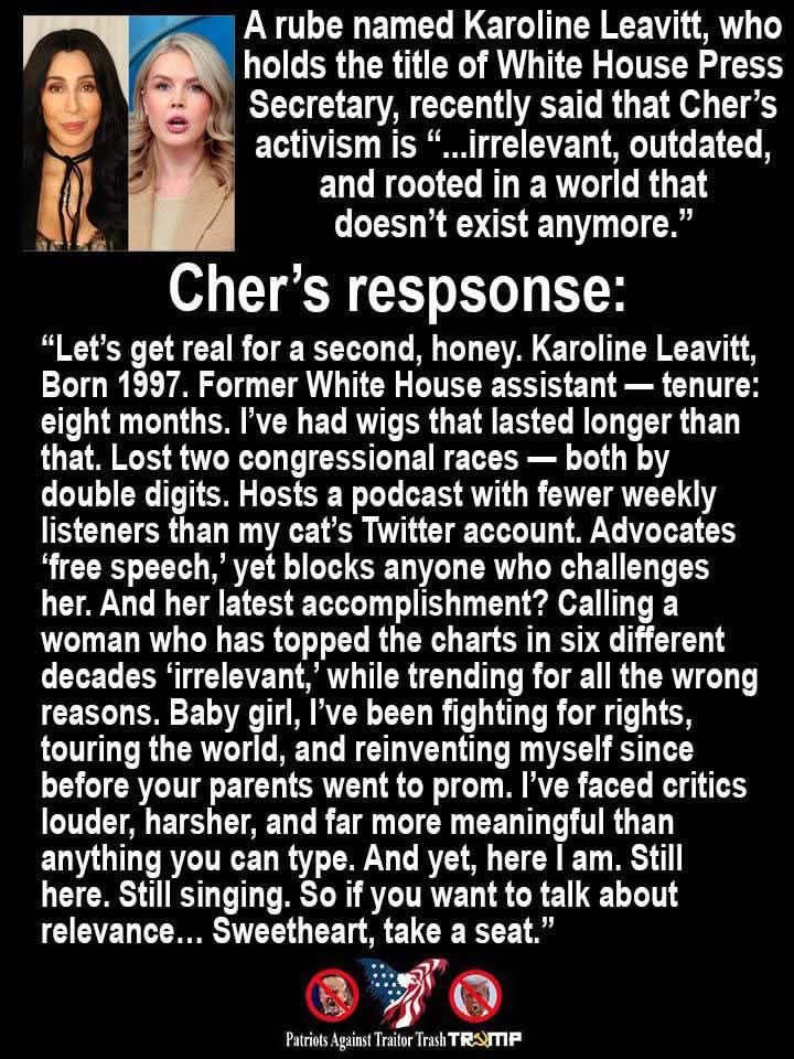 Cher, irrelevant?