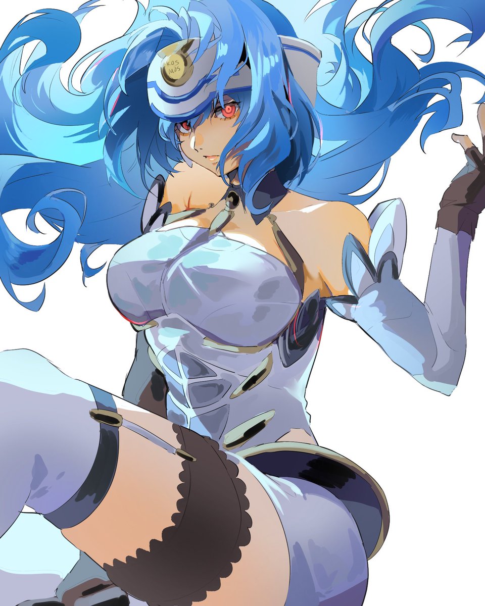 KOS-MOS描きました！鬼強いです‼️