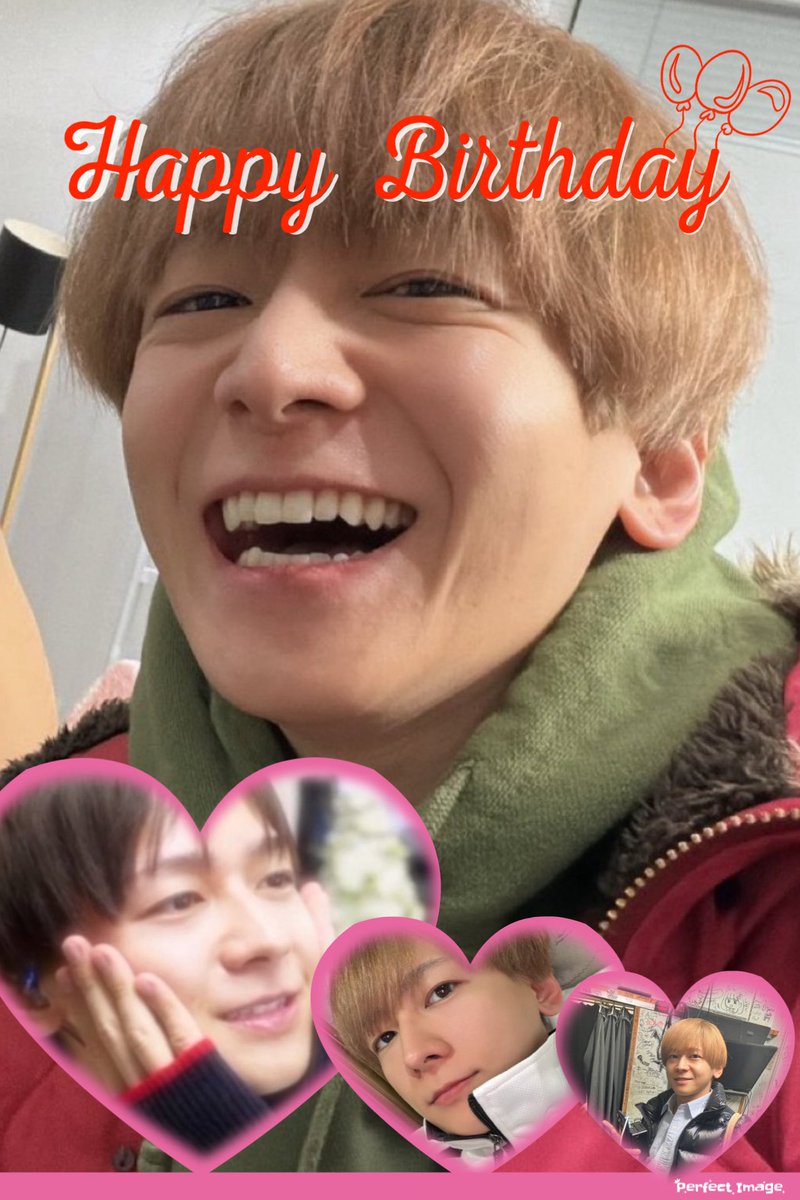 お誕生日おめでとうございます🎉 楽しいことがたくさんありますように