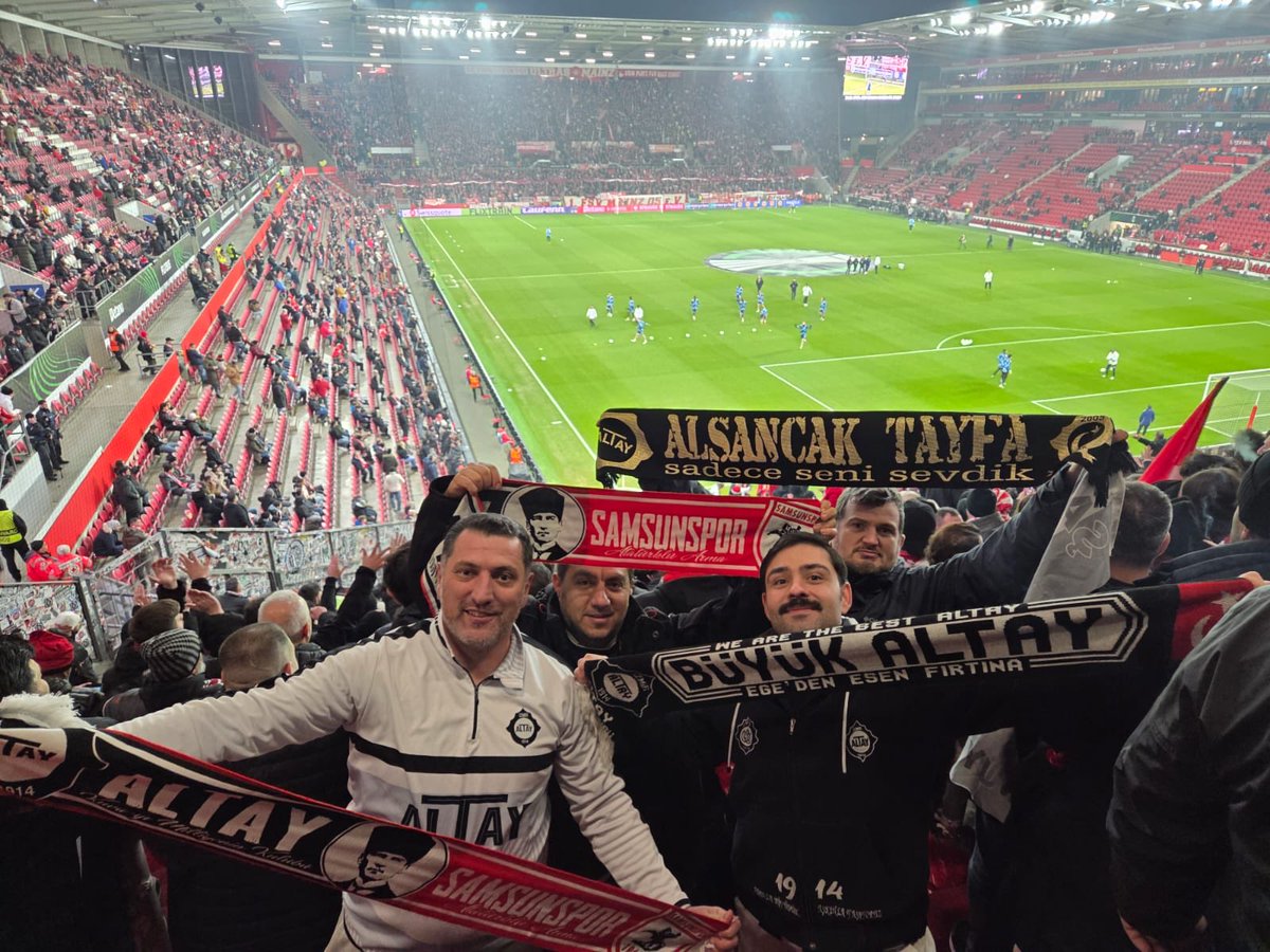 Oynayacakları maç için İzmire gelmekte olan Samsunlu dostlarımıza hayırlı yolculuklar diliyoruz, İzmir sizin ikinci eviniz