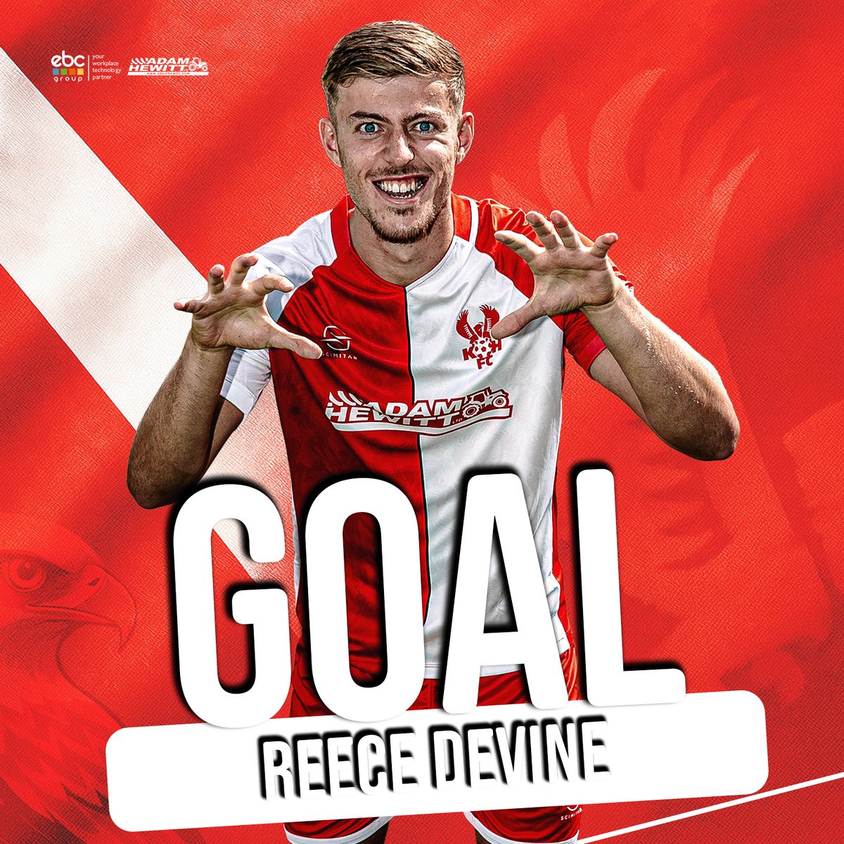 [6] HARRIERS 1-0 Fylde
Ahead! Hemmings drives and sweeps a ball across to Reynolds who takes it into the area. He's blocked out but Devine drives home low!

#Harriers 🦅
