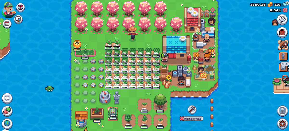Slowly turning this tiny island into a full ecosystem 🌳🌾#sunflowerlandfarm #sunflowerlandweekly