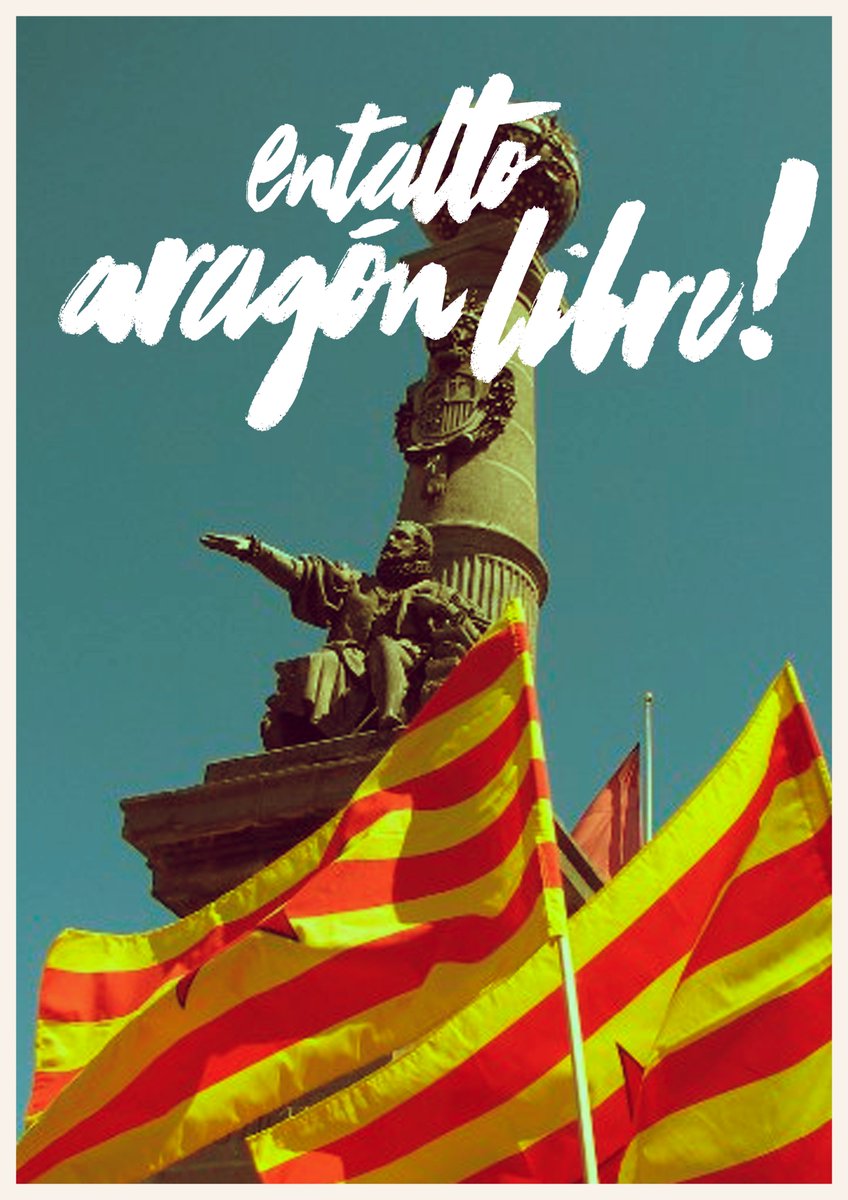 20 d'Aviento, Día Nacional d'Aragón.

Aragón ye nación, autodeterminación.

Independencia y socialismo.

Entalto Aragón libre y socialista.