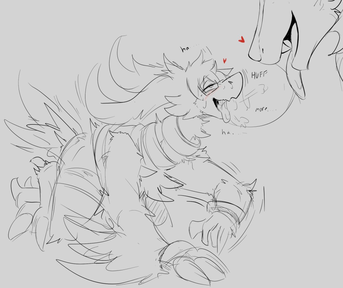 LycanTosh's tweet image. Reshiram's blessing. 🐲

#Transfur