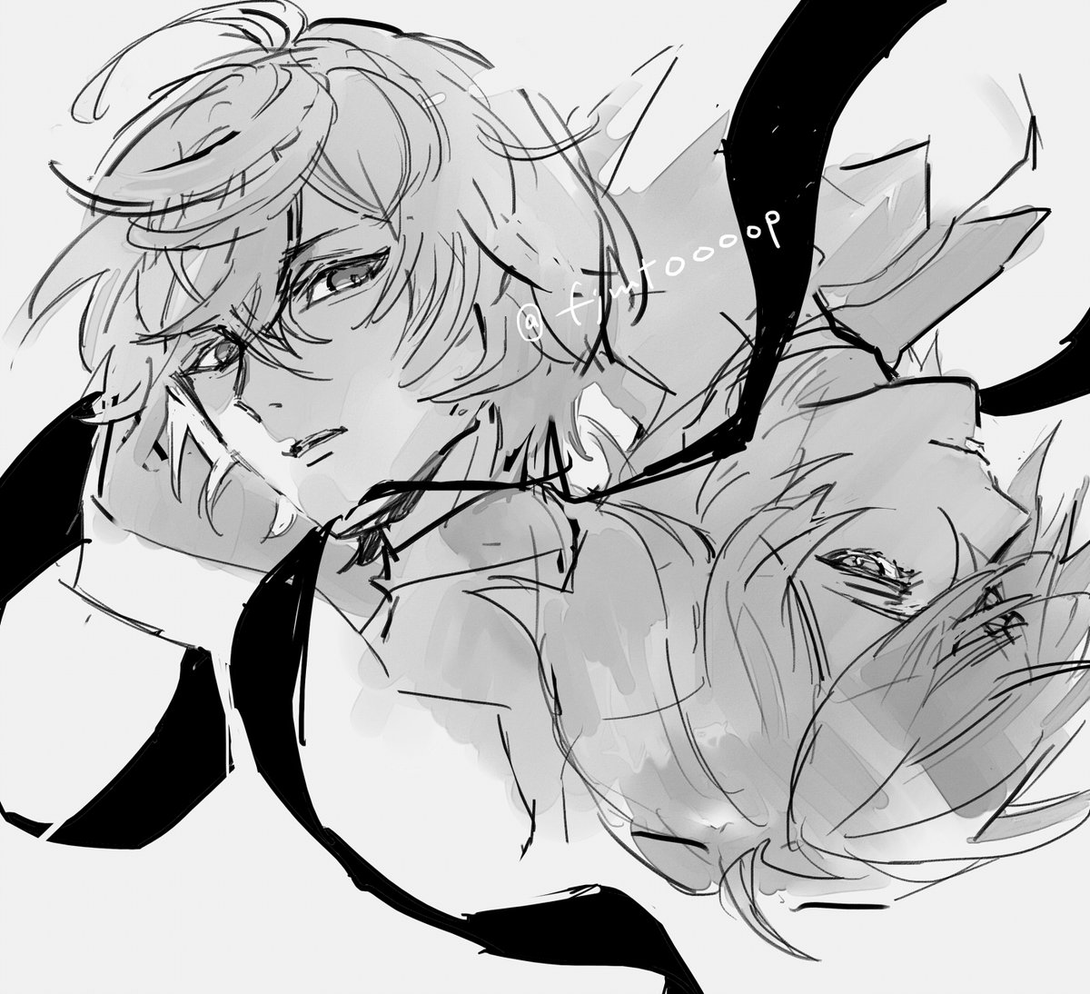 新章楽しみだけどこわいよう :;(∩´-`∩);: の落書き