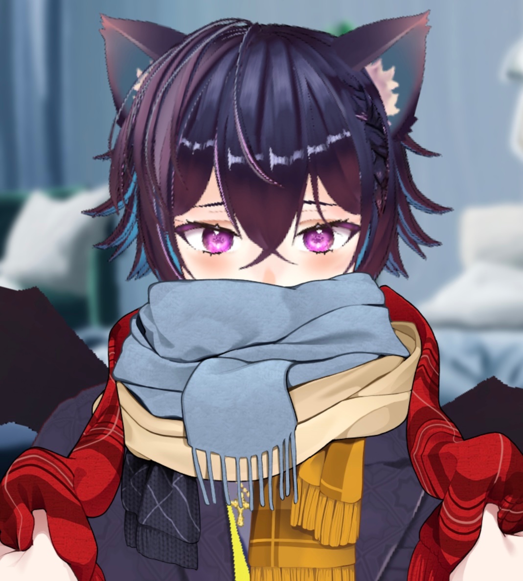 おあよ ＼ マフラー巻いてくれてありあと。 本日はクリスマスうたわく