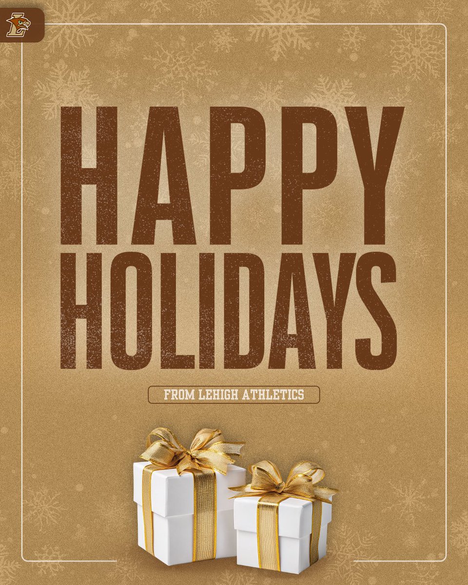 Wishing everyone a happy holiday season! 🎁

#GoLehigh
